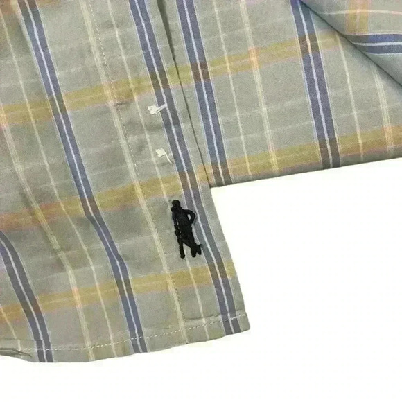 T. Harris London Men’s Casual Short Sleeve Button Down. Size L - Picture 4 of 8